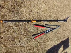 lot 591 image: Fiskars Branch Cutter And 3 Longarm Cutters