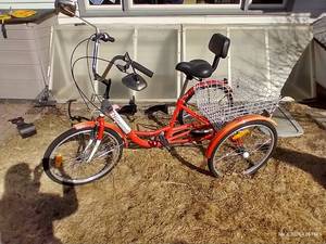 lot 600 image: MTN Gearsmith Trike With Basket