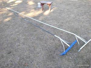 lot 610 image: Very Long Snow Rakes - Handles Do Not Telescope