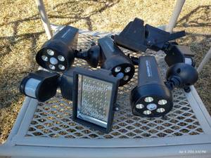 lot 612 image: Security Spotlights - 2 With Motion Sensors