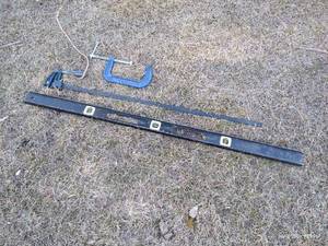 lot 633 image: Level And Two Clamps