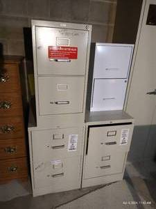 lot 638 image: Four Filing Cabinets