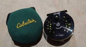 lot 671 image: Cabelas Drake III Fly Fishing Reel & Case