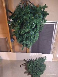 lot 710 image: 5 Orso Prelit Multi-Color Christmas Tree With Stand