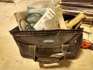 lot 714 image: Voyager Tool Bag With Dremel Tool & Misc