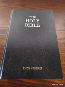 lot 730 image: 2012 Baronius Press Knox Bible