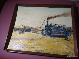 lot 735 image: Original Artwork - Hakan Hap Berg - Harvesting