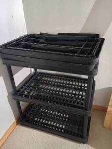 lot 768 image: 5 Shelf Storage Shelf - Nice