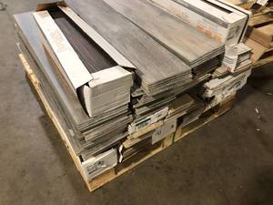 Pallet of Assorted Wooden Flooring Various Models and  Conditions Customer Returns See Pictures