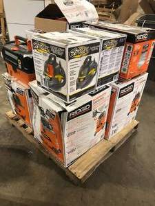 Pallet of Assorted WetDry Shop Vacs Various Models and Conditions  Customer Returns See Pictures