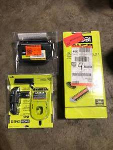 Lot of Assorted Ryobi Tools and Hardware Various Models and Conditions Customer Returns See Pictures