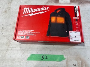 MILWAUKEE M12 HEATED HOODIE KIT BLACK SMALL