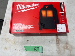 MILWAUKEE M12 WOMENS HEATED HOODIE KIT BLACK SMALL