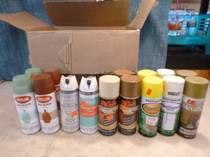 lot 12 image: 32 Cans of Spray Paint