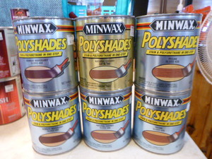lot 13 image: 6 Cans of Minwax Polyshades Stain