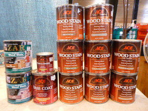 lot 15 image: 12 Cans of Stain
