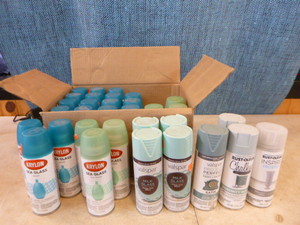 lot 42 image: 32 Cans of Spray Paint