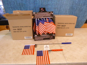 lot 126 image: 2 Boxes of American Flags