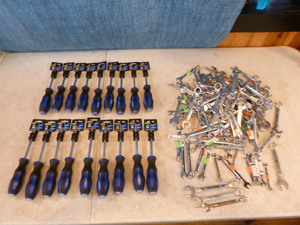 lot 163 image: Screwdrivers and Wrenches