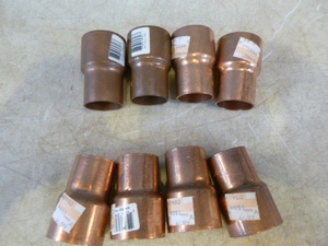 lot 268 image: 8 Copper Fittings