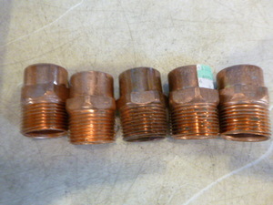 lot 273 image: 5 Copper Fittings