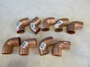lot 274 image: 9 Copper Fittings