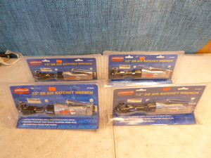lot 24 image: 4 American Tool Exchange 12 Drive Air Ratchet Wrenches