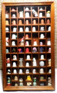 Thimbles and Display Case