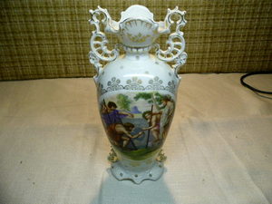 Victorian Austria hand painted vase