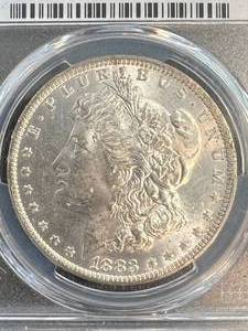 1883-O US MORGAN SILVER DOLLAR PCGS MS64