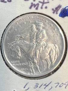 1925 US STONE MOUNTAIN HALF DOLLAR