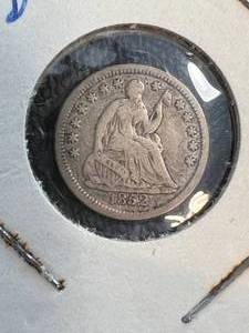 1852 US HALF DIME