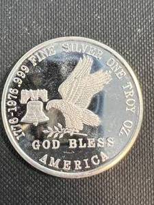 1 TROY OZ .999 FINE SILVER TRI STATE REFINING ROUND
