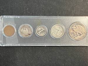 1917 US YEAR SET IN HARDCOVER CASE