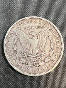 1884 US MORGAN SILVER DOLLAR
