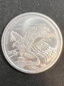 2 TROY OZ .999 FINE SILVER DONALD TRUMP ROUND