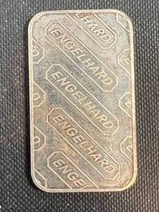 1 TROY OZ .999 FINE SILVER ENGELHARD BAR