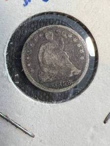 1858-O US SEATED HALF DIME