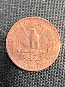 1967 US WASHINGTON QUARTER MISSING CLAD LAYER ERROR