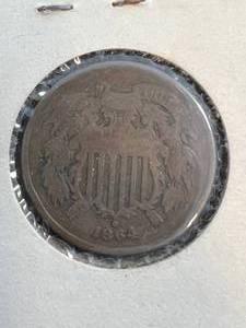 1864 US 2 CENT PIECE