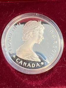 1985 CANADIAN PROOF NATIONAL PARKS SILVER DOLLAR
