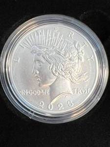 2023 US PEACE SILVER DOLLAR IN ORIGINAL MINT PACKAGING