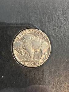 1936 US BUFFALO NICKEL IN INFO. BOOK