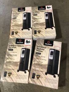 lot 6 image: Lot of Pelonis 1,500-Watt Digital Electric Oil-Filled Radiant Portable Space Heater Customer Returns See Pictures