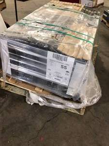 lot 40 image: 34 Boxes of MSI Benson Park 9 in. x 47 in. Matte Wood Look Porcelain Floor and Wall Tile (12 sq. ft.Case)   Customer Returns See Pictures