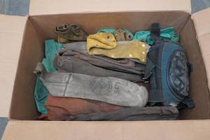 Assorted Protective Welding Clothes - Aprons, Gloves