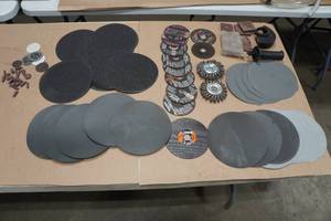 Assorted Grinder Discs and Wheels
