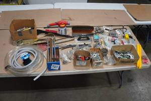 Assorted Hardware - Tubing, Air Line and Fittings, Bolts
