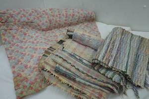 lot 33 image: Variety of Braided Rugs