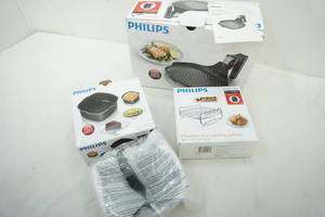 lot 58 image: 3 New Philips Airfryer Accessories